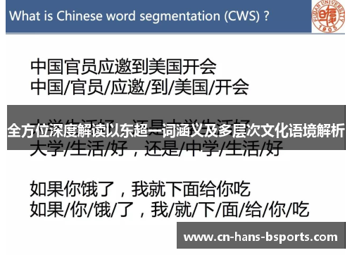 全方位深度解读以东超一词涵义及多层次文化语境解析
